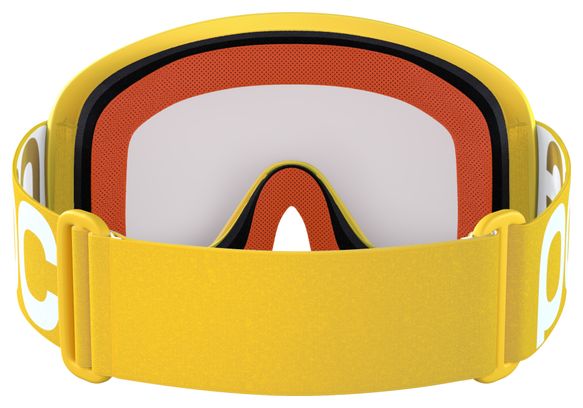 Poc Opsin MTB-Maske Gelb - Graues Visier