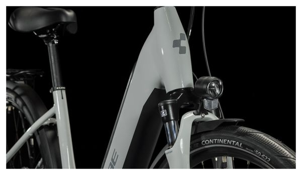 Cube Supreme Hybrid One 400 Easy Entry Electric City Bike Shimano Nexus 7S 400 Wh 700 mm Grey 2023