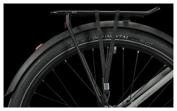 Cube Supreme Hybrid One 400 Easy Entry Electric City Bike Shimano Nexus 7S 400 Wh 700 mm Grey 2023