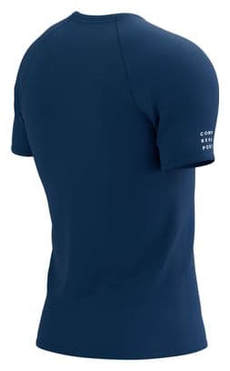 Camiseta Compressport Training SS M Estate Azul