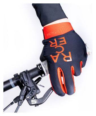 Racer 1927 GP Style 2 Lange Handschoenen Zwart/Rood