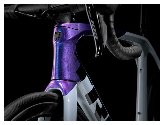 Vélo de Route Trek Emonda SL 6 Shimano 105 Di2 12V 700mm Gris Perle/Violet