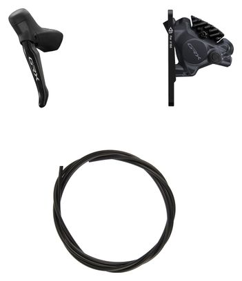 Kit de freno de disco delantero izquierdo Shimano GRX BL-RS717-L/BR-RX410 1x12S (sin rotor) J-Kit 1000 mm