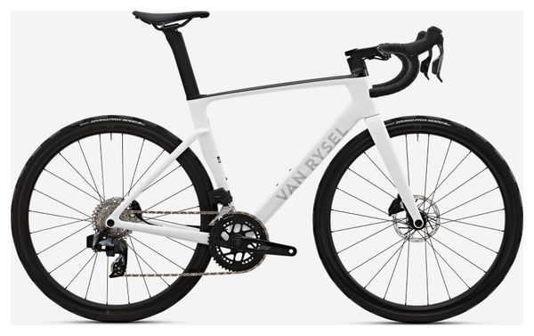 Van Rysel RCR Road Bike with SRAM Rival AXS 12-Speed Groupset, 700mm, White, Size XL (186–196 cm) – Refurbished Product