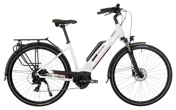 Ausstellungsfahrrad - Elektrisches Citybike Sunn Urb Start Shimano Altus/Tourney 8V 400 Wh 700 mm Weiß 2023