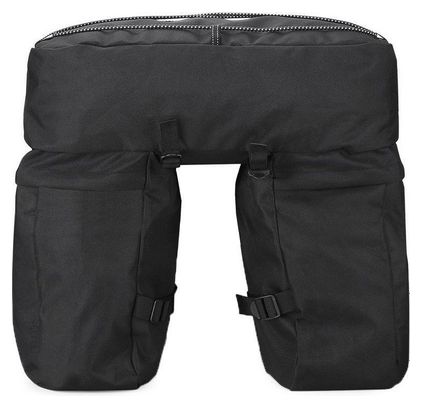Sacoches Double XL 60 Litres Noir avec housse de pluie