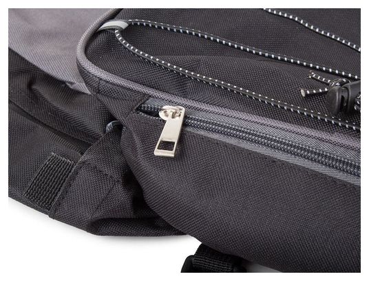 Sacoches Double XL 60 Litres Noir avec housse de pluie