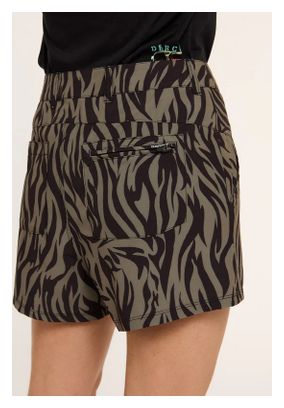 Shorts Women Dharco Pit Cypress Grau/Schwarz