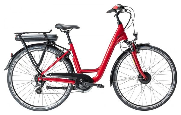 Gitane ORGANe-Central Electric City Bike Shimano Altus 8S 300 Wh 700 mm Red 2021