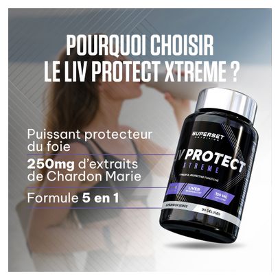 Liv Protect Xtreme (90 Caps) - Superset Nutrition - Détoxifiants