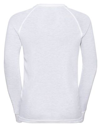 Odlo Active Warm Eco Long Sleeve Jersey White Kids