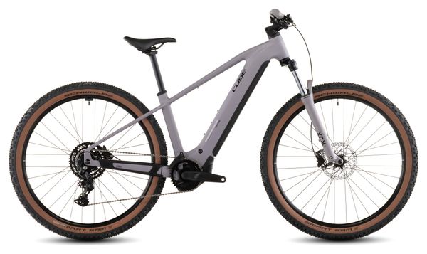 Cube Reaction Hybrid Performance 600 Electric Hardtail MTB Shimano 9S 600  Wh Bosch 75 Nm 27.5'' Plum Grey Purple 2026