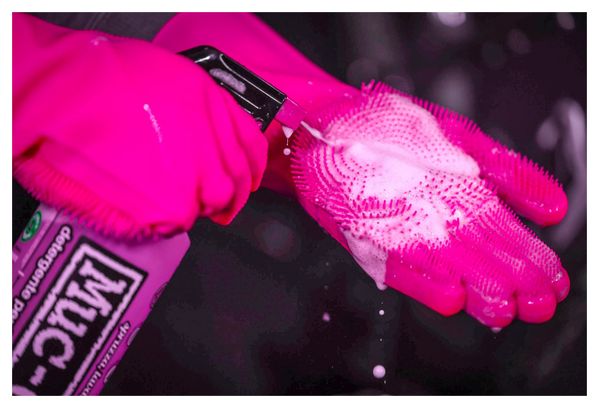 Gants de Nettoyage Muc-Off Deep Scrubber Rose