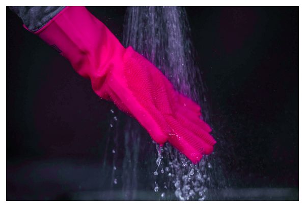 Muc-Off Deep Scrubber Reinigingshandschoenen Roze