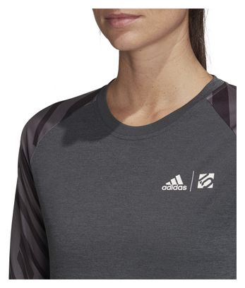 Maillot adidas Five Ten Manga Larga Mujer Trailcross Ls Negro