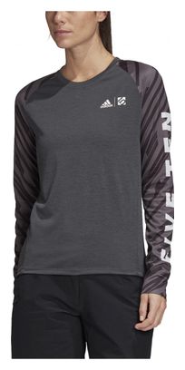 Maillot adidas Five Ten Manga Larga Mujer Trailcross Ls Negro