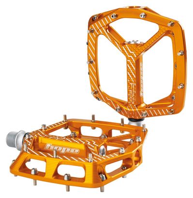 Hope F22 Orange Pedal Pair