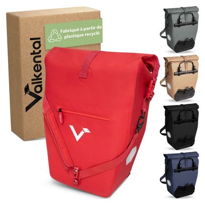 ValkOcean - Sacoche de porte-bagages en plastique recyclé