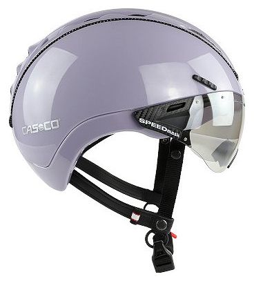 Casque Ville Casco Roadster Plus avec visière Violet Brillant