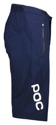 Short VTT Sans Peau Poc Essential Enduro Bleu Turmaline Navy