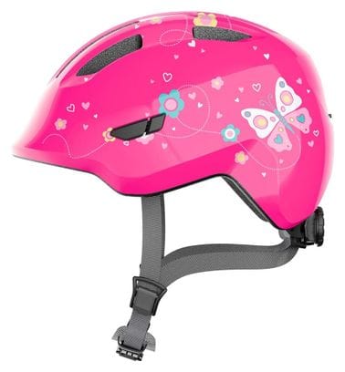 Abus Casque Vélo Smiley 3.0 - Papillon Rose