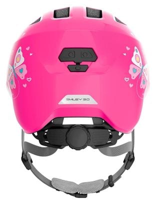 Abus Casque Vélo Smiley 3.0 - Papillon Rose