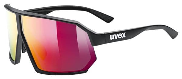 Lunettes Uvex Sportstyle 237 Noir/Verres Miroir Rouge