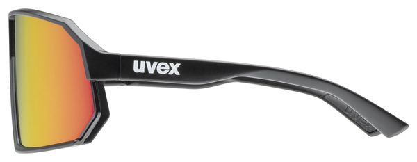 Lunettes Uvex Sportstyle 237 Noir/Verres Miroir Rouge
