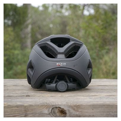 Casque Vélo VTT Hey! Noir Mat et Gris Anthracite