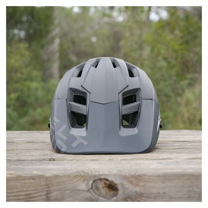 Casque Vélo VTT Hey! Noir Mat et Gris Anthracite