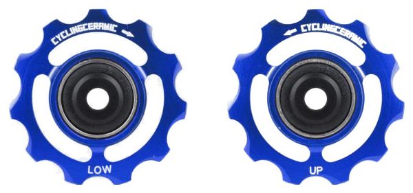 Coppia di ruote CyclingCeramic per Shimano 105 7150 Di2 12V Blue