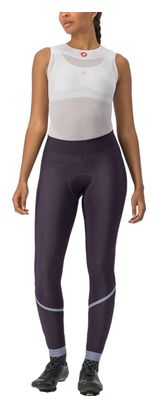 Cuissard Long Sans Bretelles Femme Castelli Velocissima Thermal Bleu Nuit
