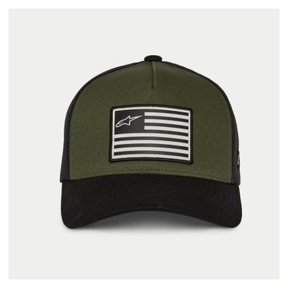 Casquette AlpineStars Flag Vert/Noir