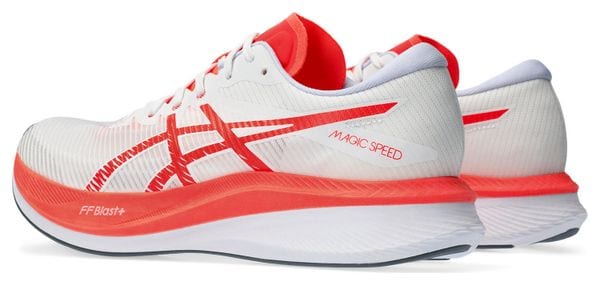 Asics Magic Speed 3 Running Shoes White Red