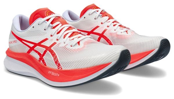 Chaussures de Running Asics Magic Speed 3 Blanc Rouge