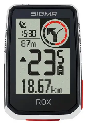 Producto Reacondicionado - Sigma ROX 2.0 Conjunto Medidor GPS Blanco