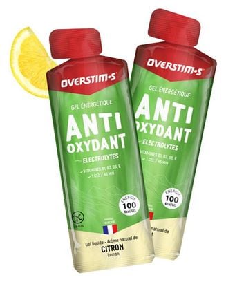 Overstims Antioxidant Lemon Energy Gel 34g