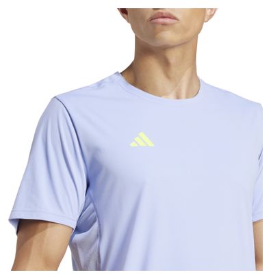 Maglia a maniche corte adidas Adizero Blu Uomo