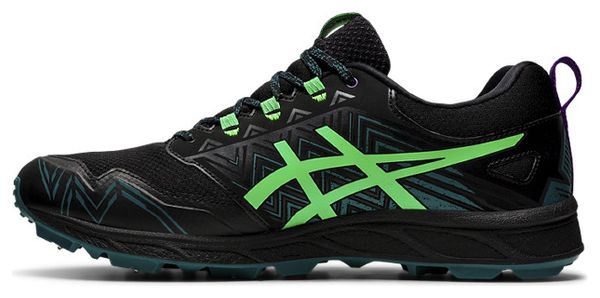 Zapatillas Asics Gel FujiSetsu 3 GTX Trail Running Negro Verde