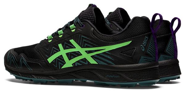 Asics Gel FujiSetsu 3 GTX Trail Running Shoes Black Green