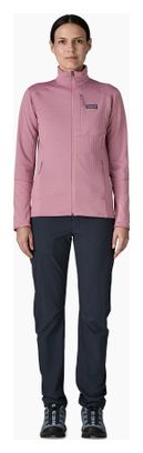 Forro polar Patagonia R1 violeta para mujer