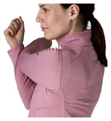 Forro polar Patagonia R1 violeta para mujer