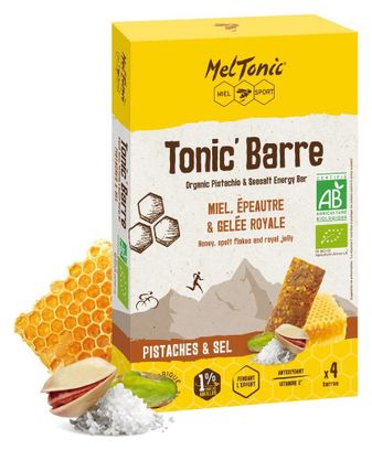 5 Meltonic Tonic Organic Pistachio Salt Energy Bars 5x25g