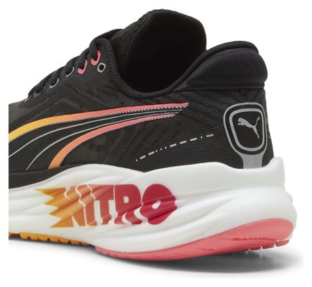 Puma Magnify Nitro Tech 2 Running-Schuhe Schwarz Orange Damen