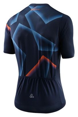 Maillot de vélo Loeffler à manches courtes FZ Penta Bleu Foncé-Bleu