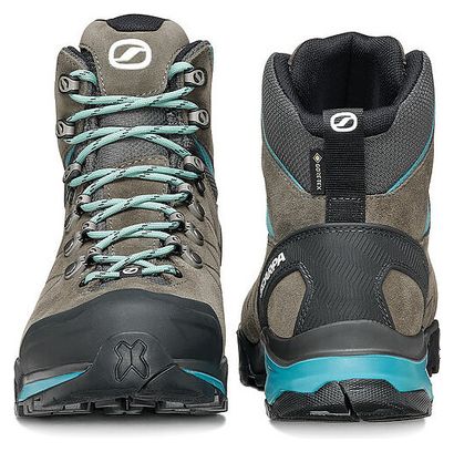 Chaussure de Randonnée Femme Scarpa ZG Trek Gore-Tex Gris/Bleu