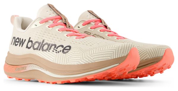 Scarpe New Balance FuelCell SuperComp Trail Beige/Rosso Uomo