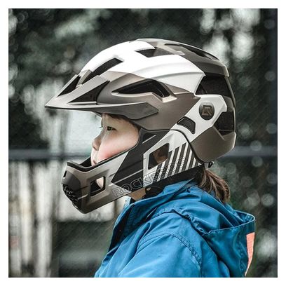 Casque de vélo pour enfants  absorption des chocs- Noir/Vert M