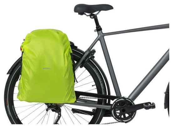 Housse de Pluie Basil Keep Dry and Clean Jaune Fluo