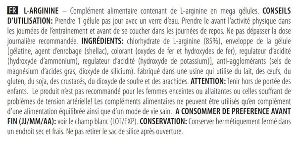 L-arginine (90 Caps) - Biotech Usa - Arginine